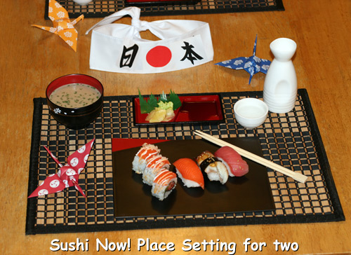 Sushi Place Setting Gift Box